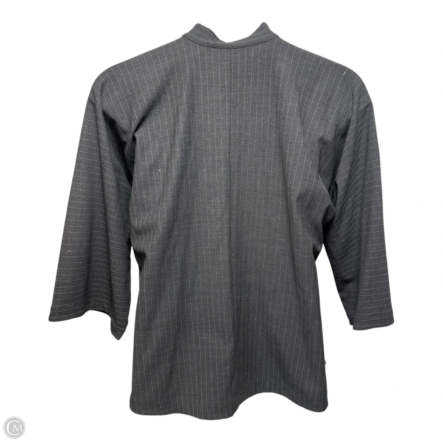 Pinstripe Blazer By Erica Tanov In Striped Pattern, Size: L