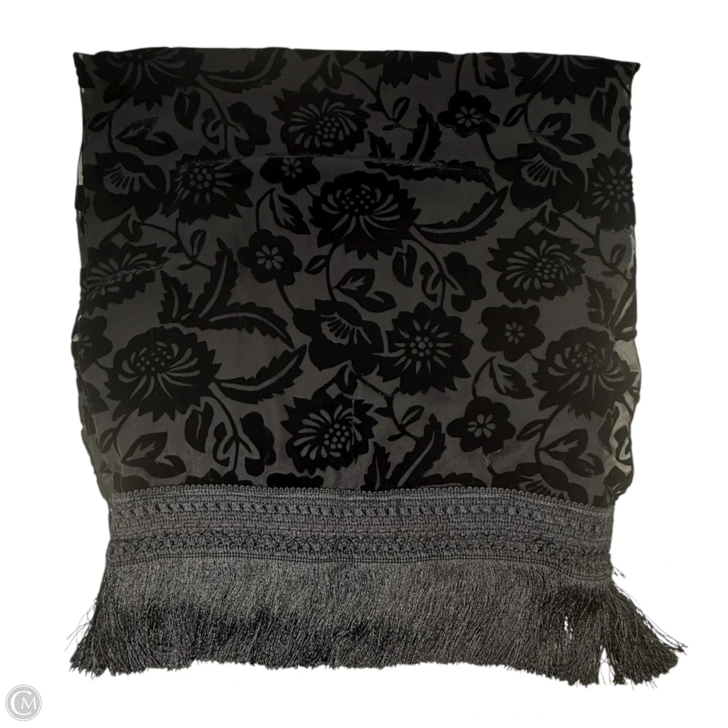Silk Burnout Velvet Long Scarf By Nick & Nora