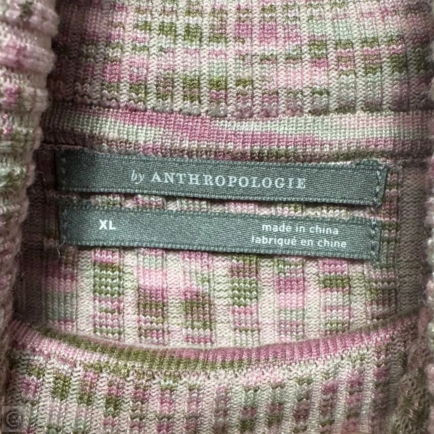 Top Long Sleeve By Anthropologie In Multi-colored, Size: Xl