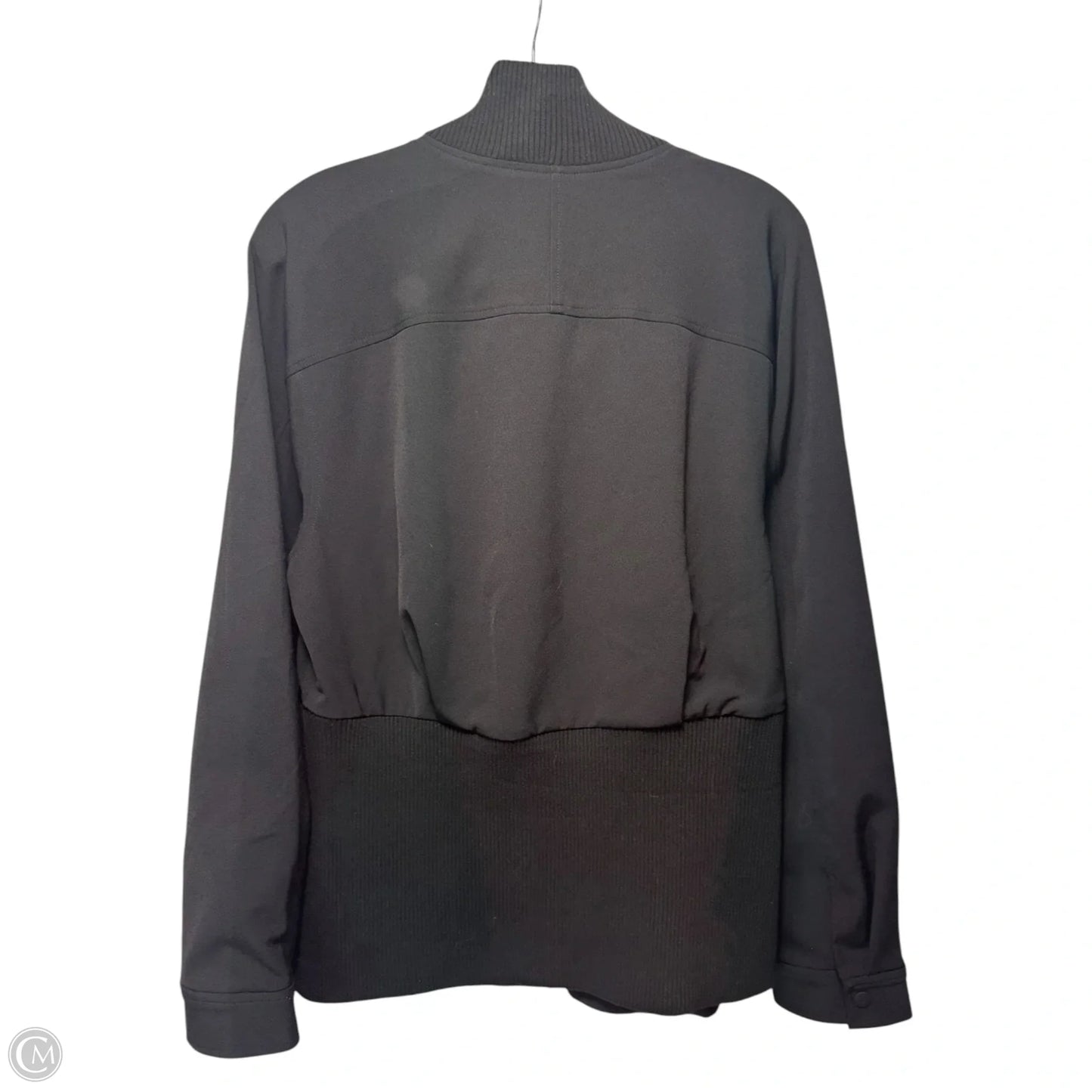 Athletic Jacket By Athleta In Black, Size: L