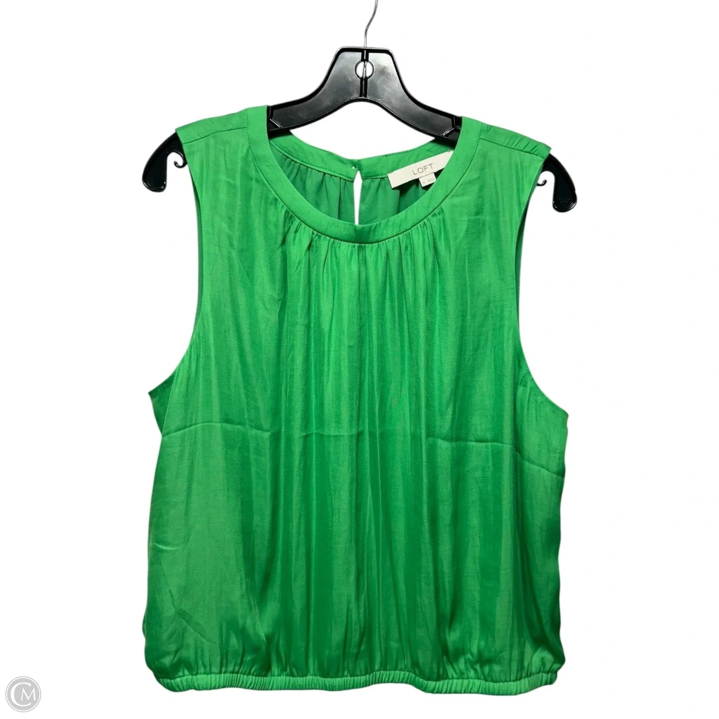 Top Sleeveless By Loft In Green, Size: Xl