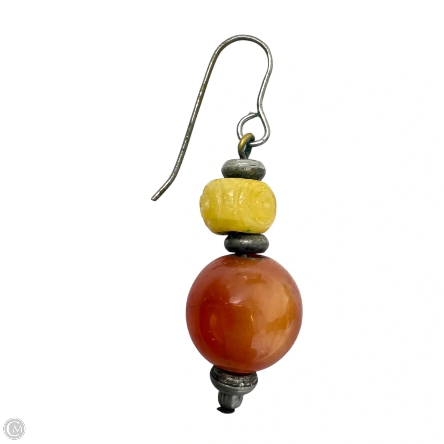Stone Beaded Dangle Earrings