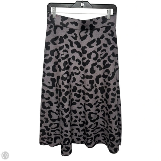 Knit Skirt Midi By Cato In Animal Print, Size: Xs