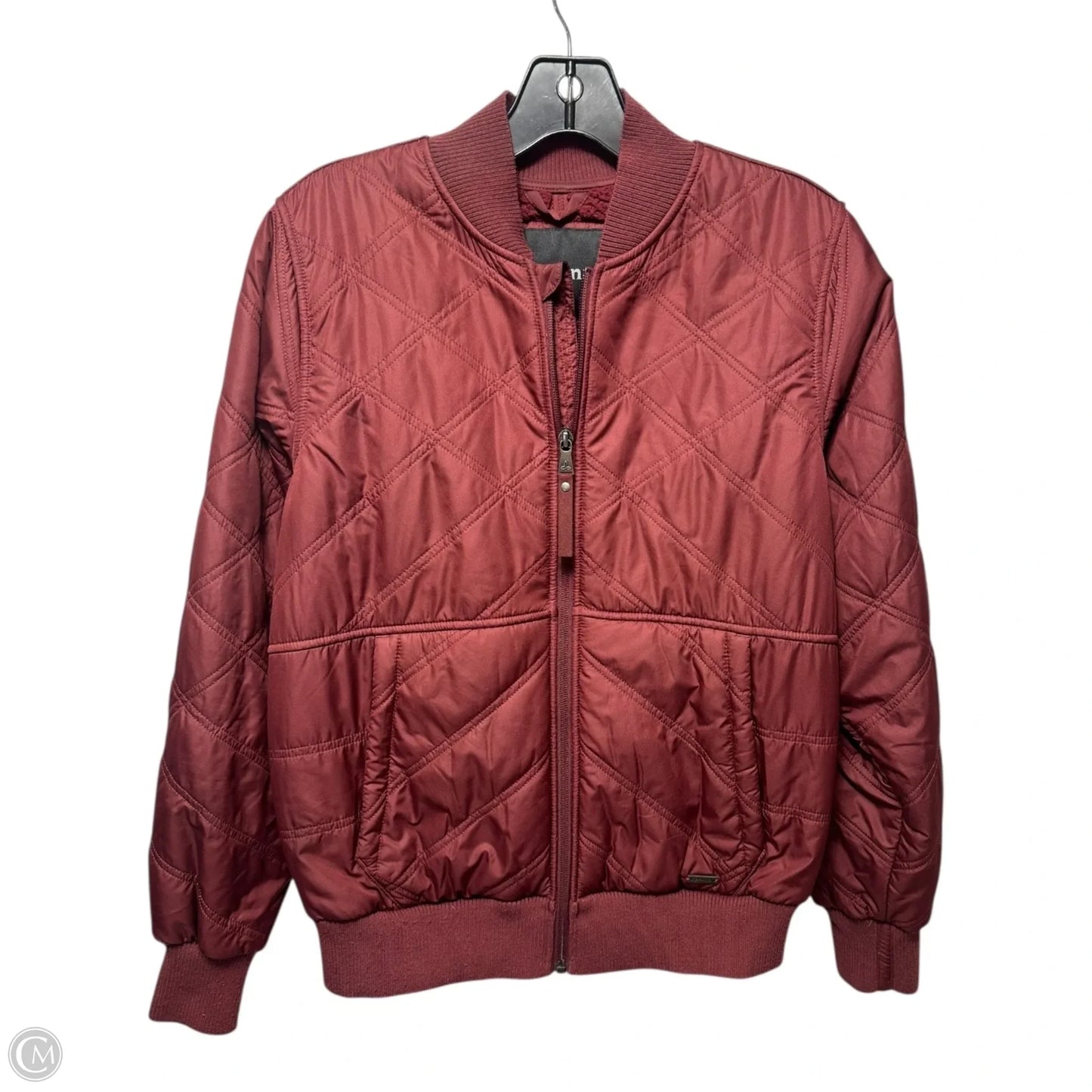 Fleece Lined Jacket Puffer & Quilted By Prana In Maroon, Size: Xs