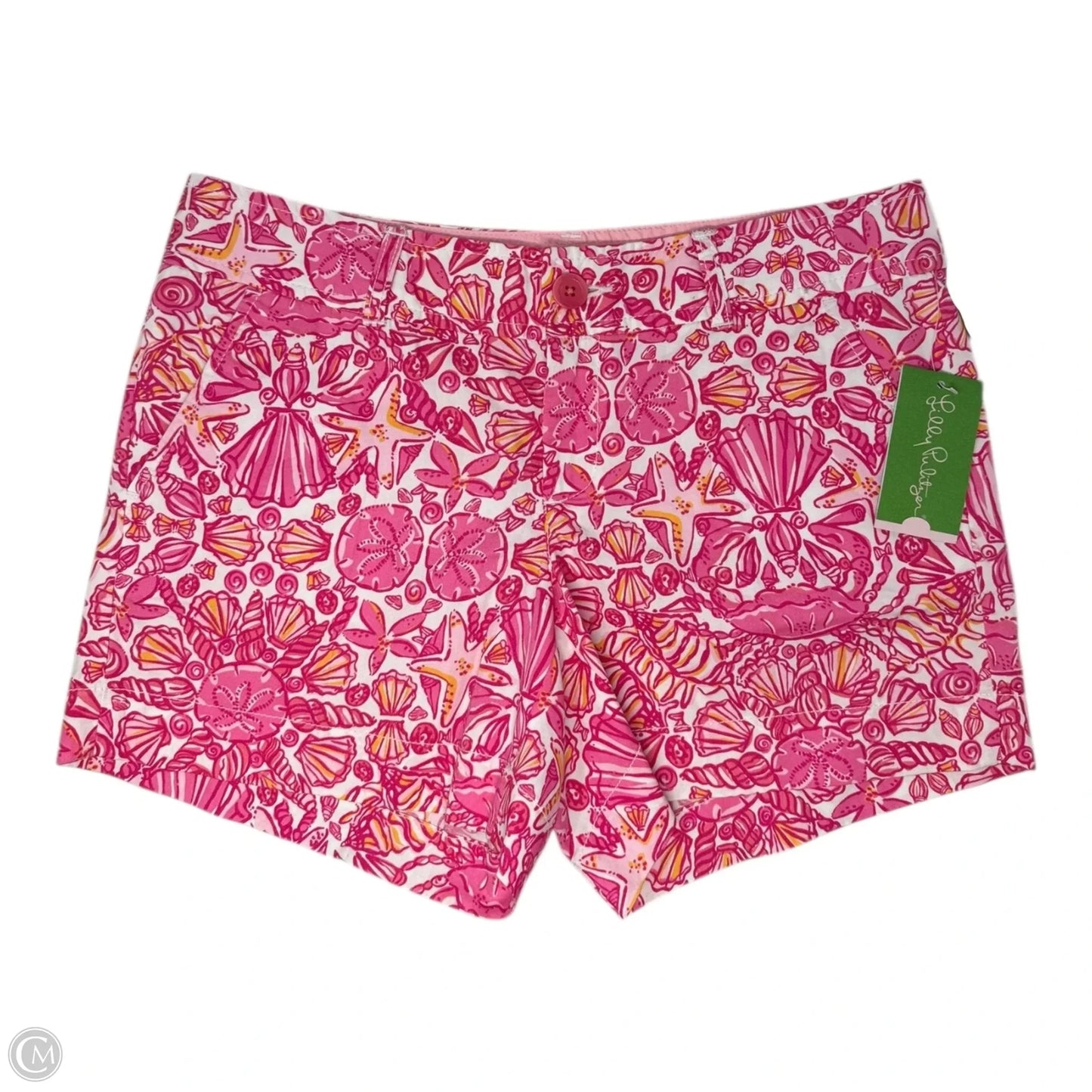 Callahan Shorts Designer By Lilly Pulitzer In Hotty Pink Sailors Valentine, Size: 6