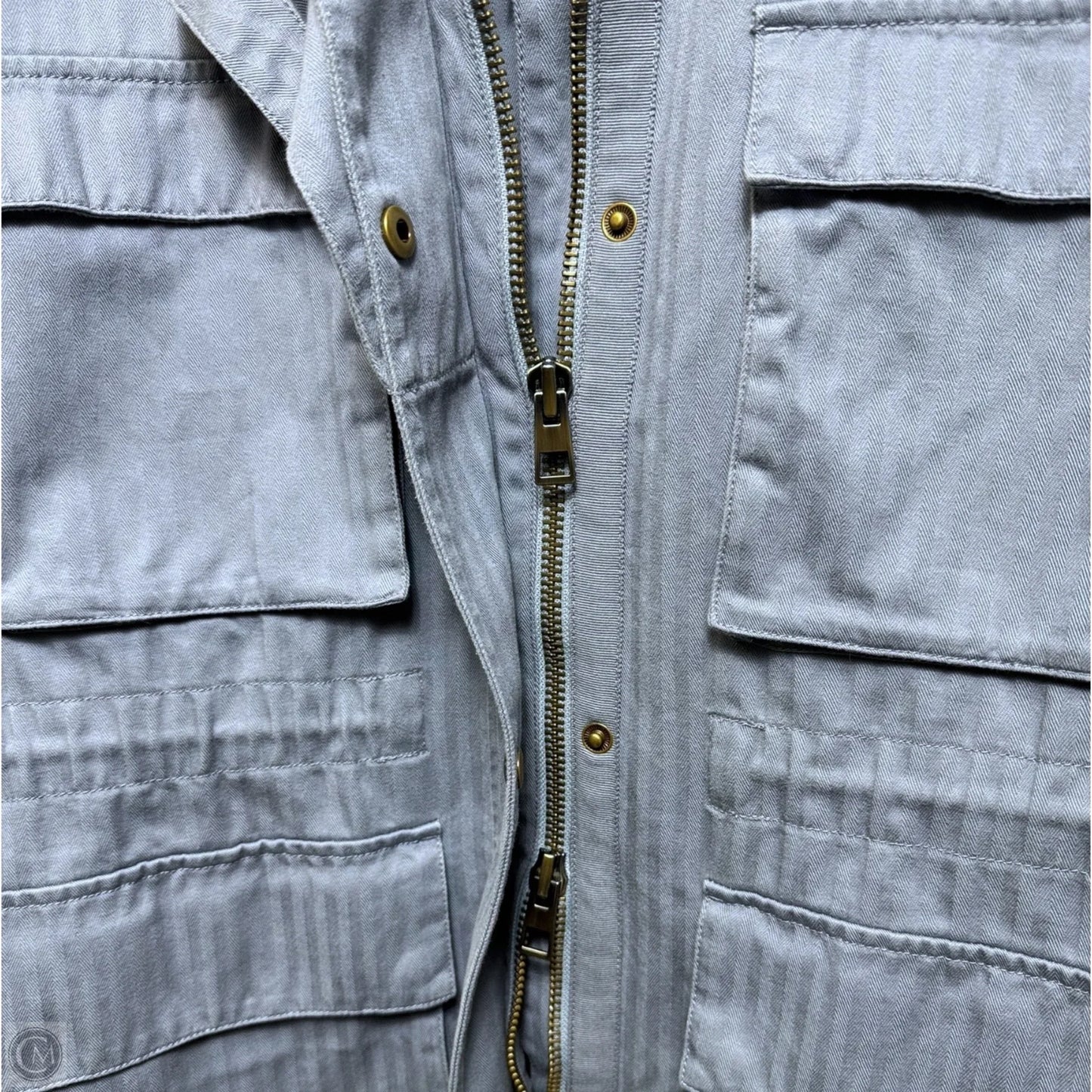 Jacket Utility By Madewell In Blue, Size: M