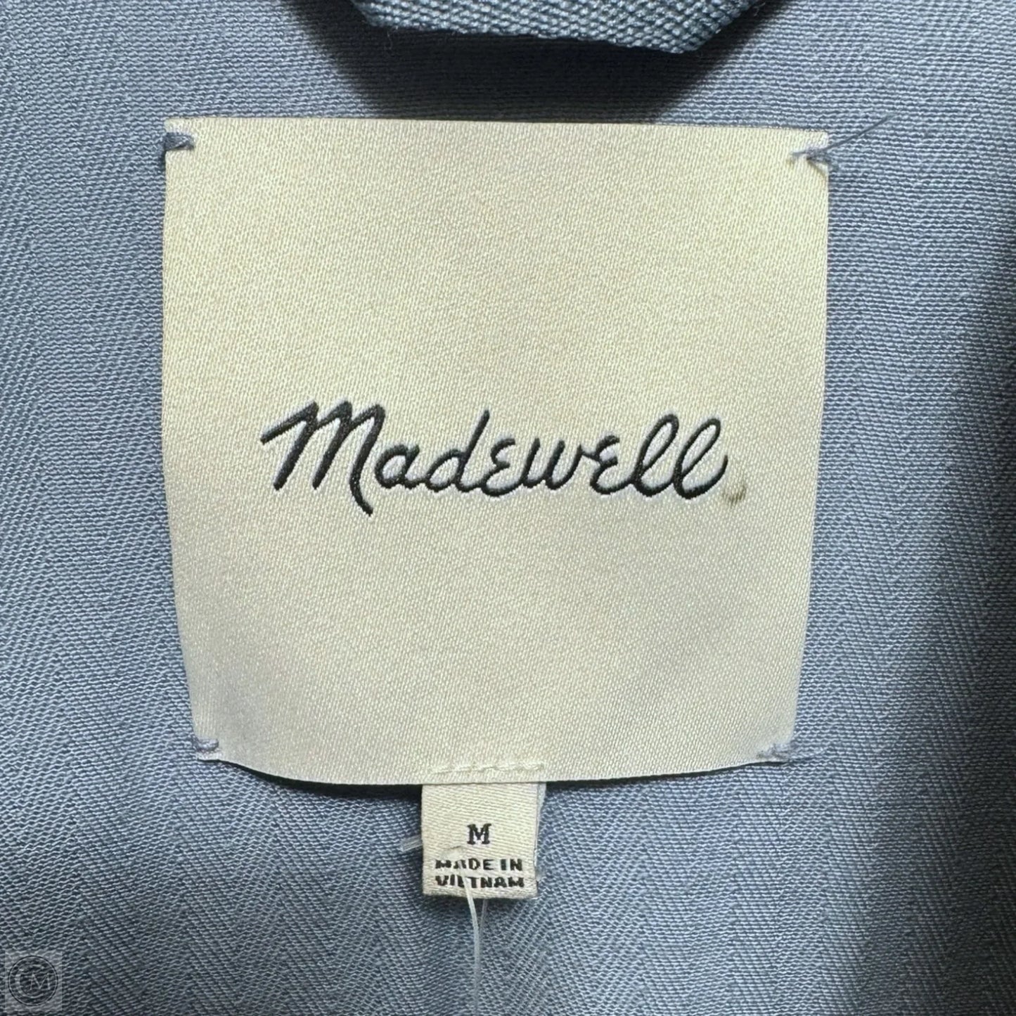 Jacket Utility By Madewell In Blue, Size: M