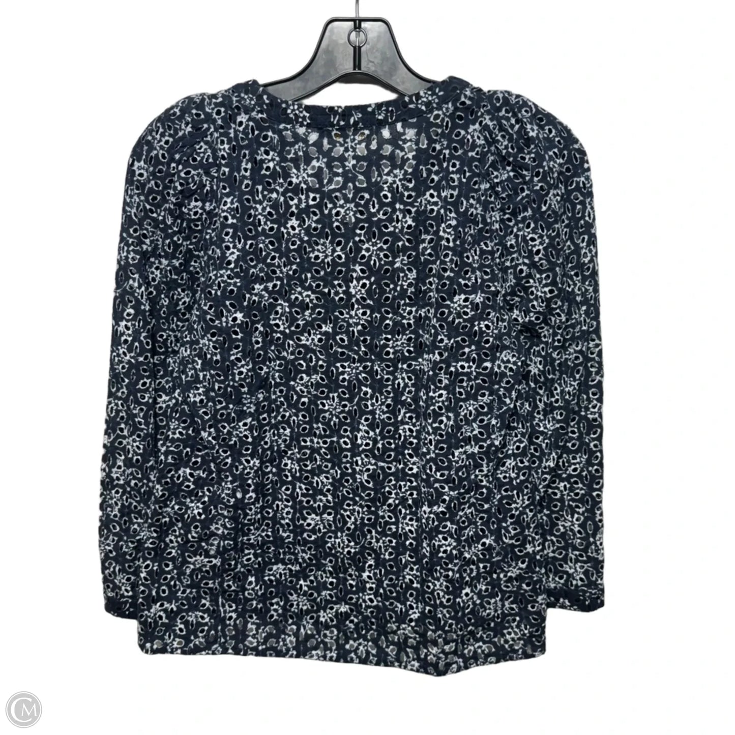 Top Long Sleeve By Maje In Blue, Size: S
