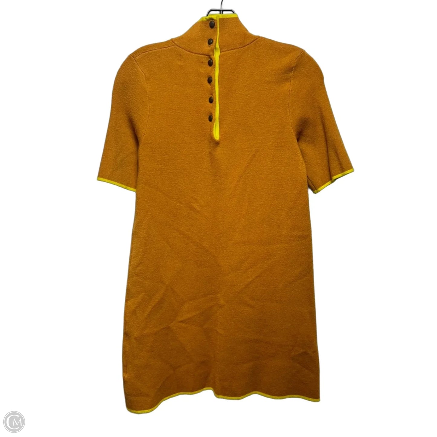 Knit Dress Casual Short By Maeve In Tan, Size: S