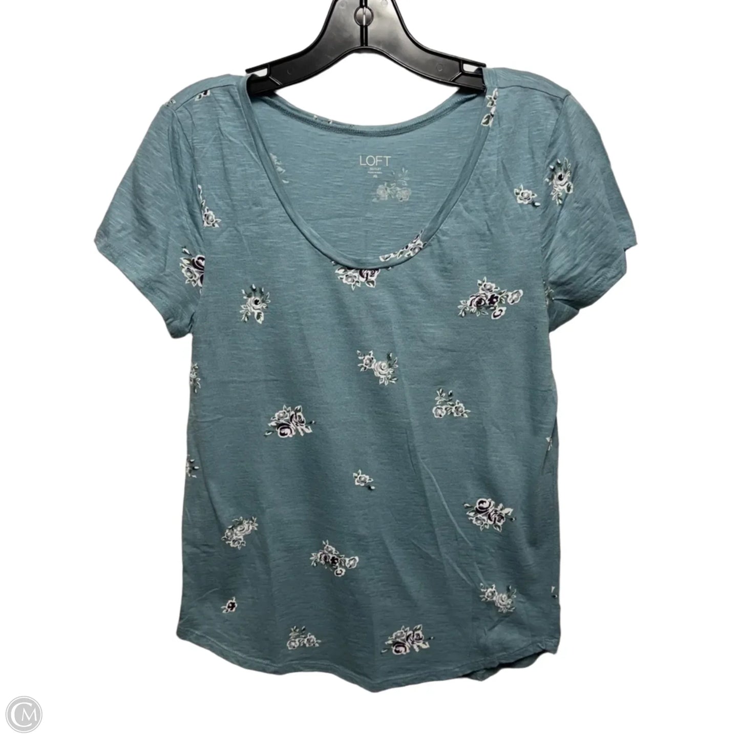 Top Short Sleeve By Loft Outlet In Floral Print, Size: Xs