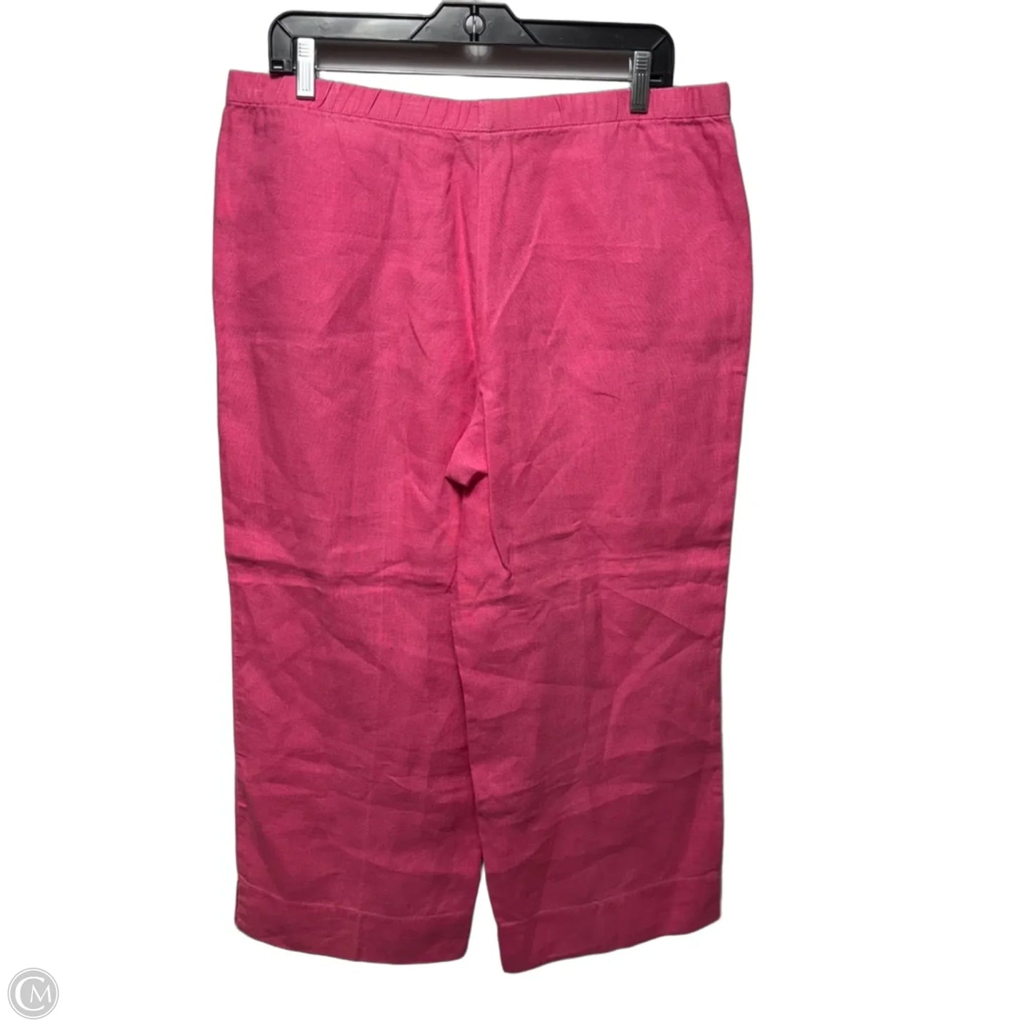 Linen Pants Cropped By J. Jill In Pink, Size: M