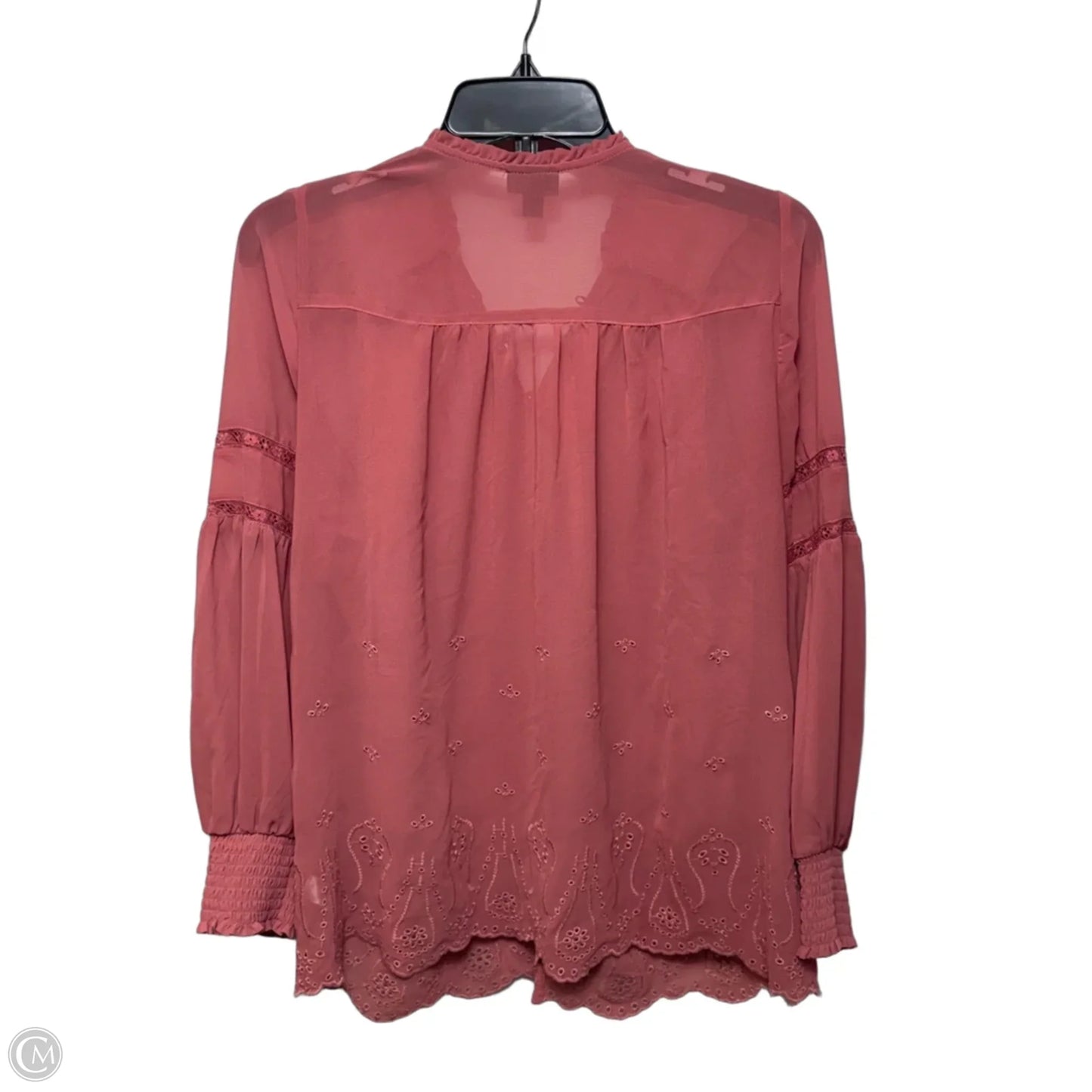 Top Long Sleeve By Torrid In Mauve, Size: M