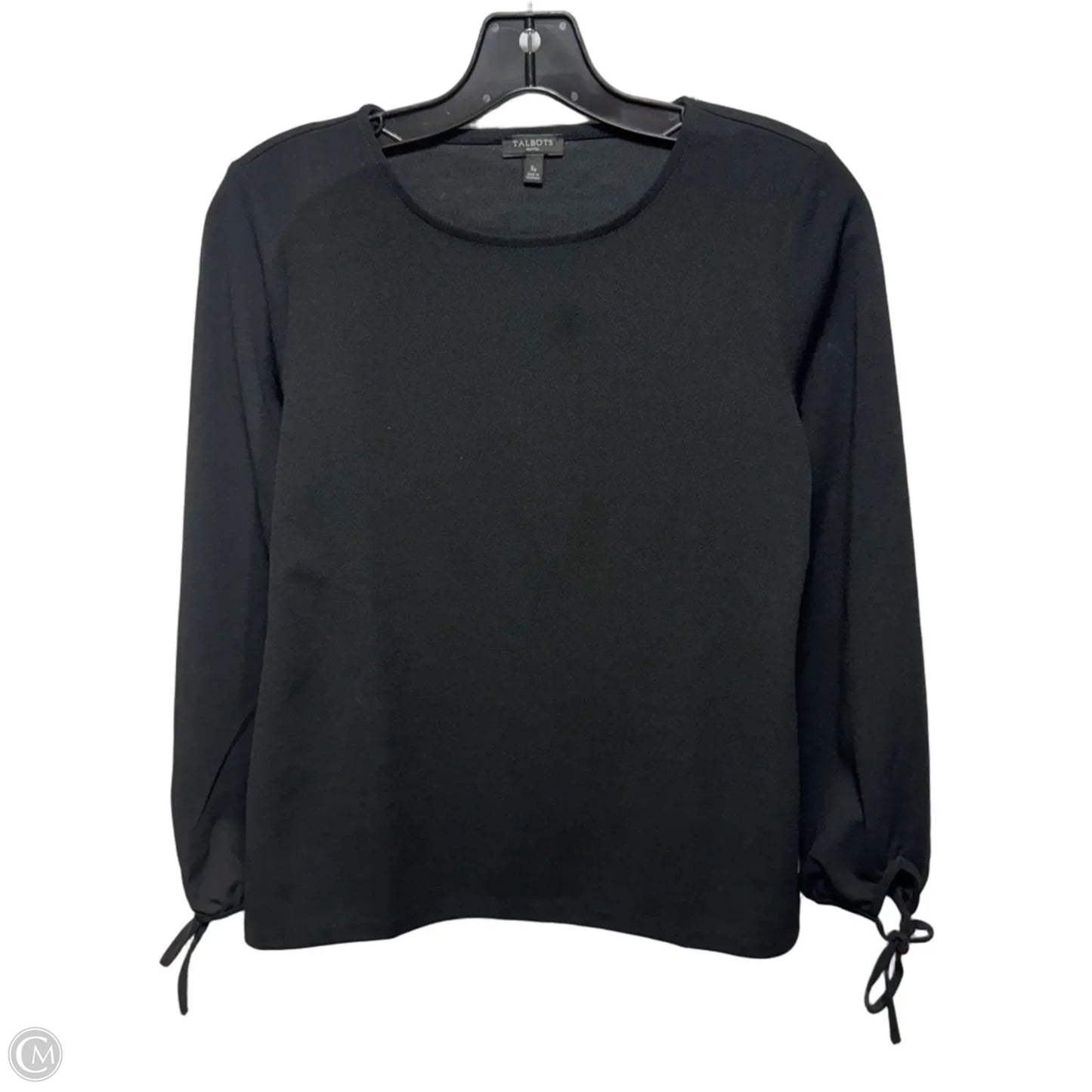 Top Long Sleeve By Talbots In Black, Size: Sp