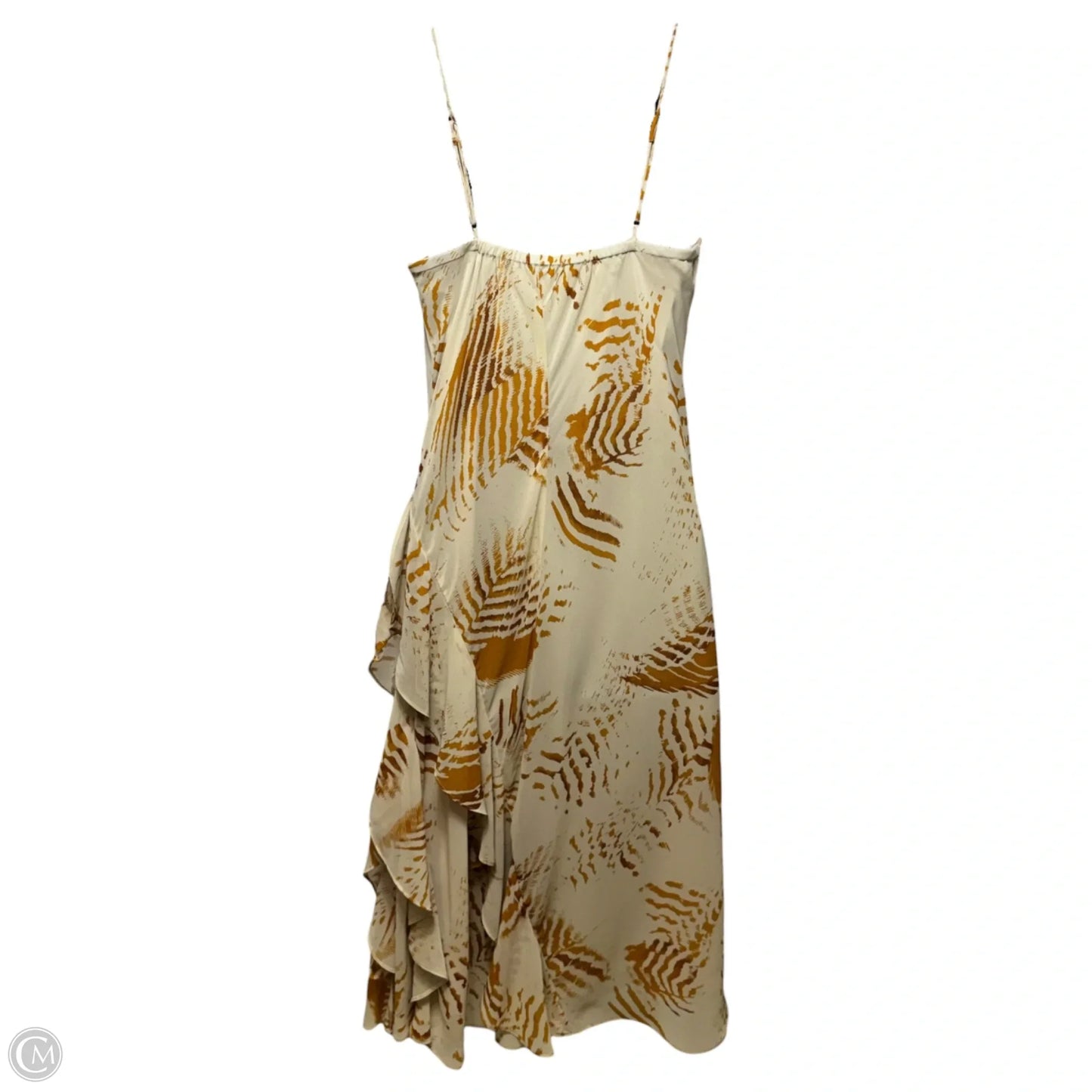 Dress Casual Midi By Banana Republic In Tan, Size: Xs