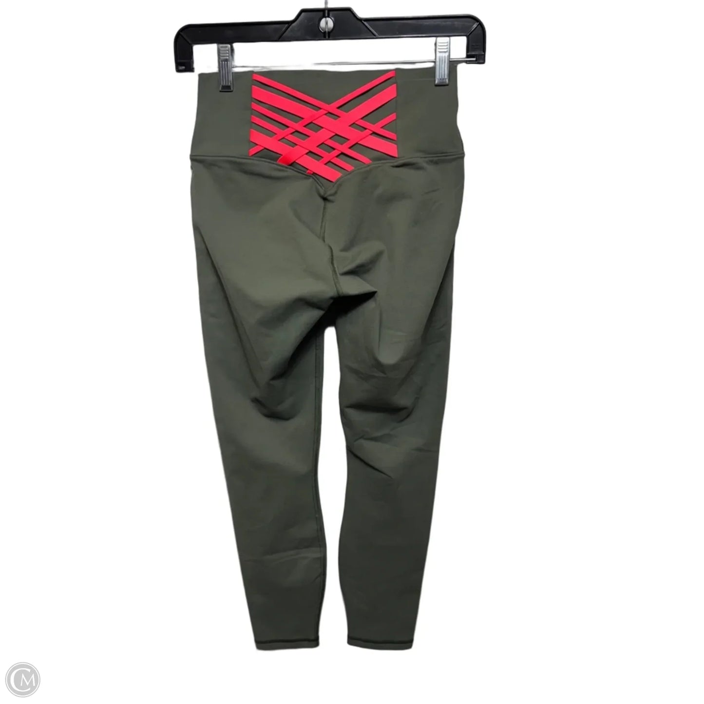 Athletic Leggings By Fabletics In Green, Size: S