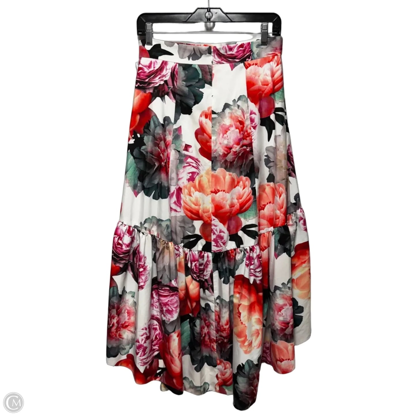 High-Low Maxi Skirt By Eliza J In Floral Print, Size: 8