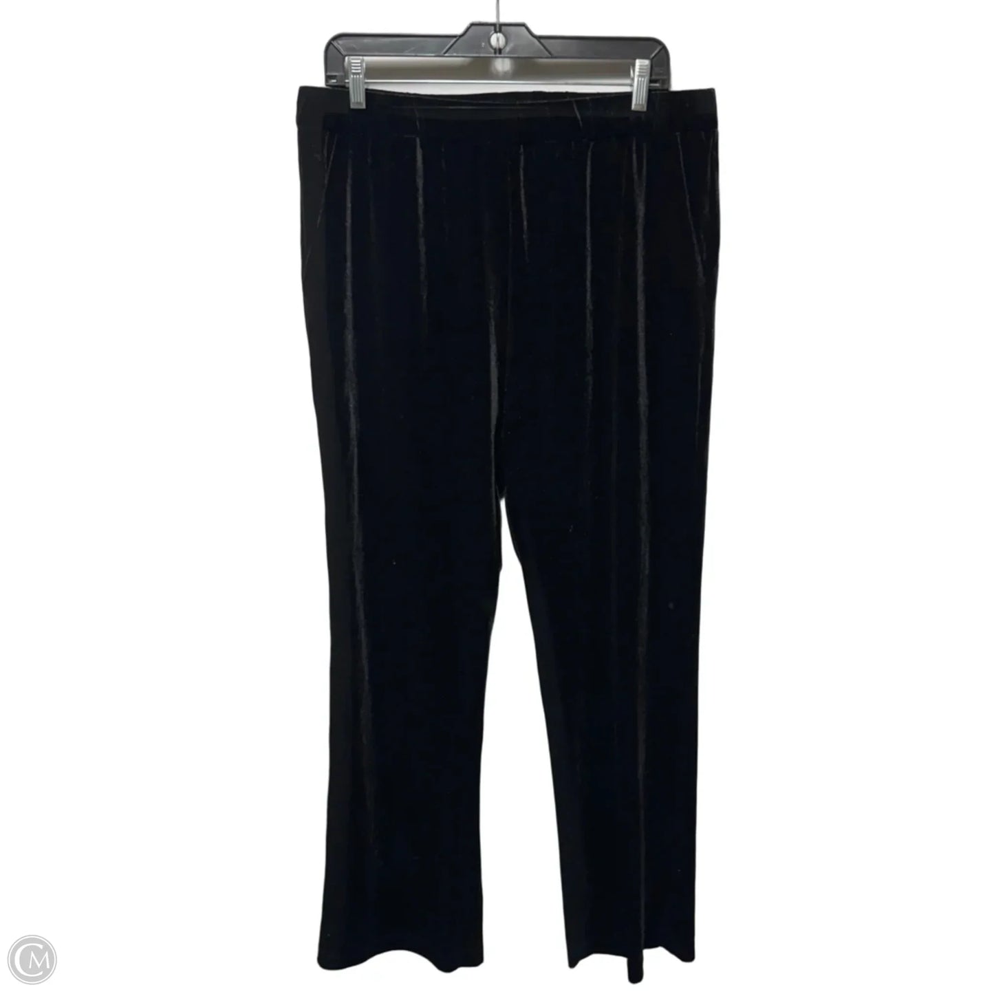 Velvet Pants Lounge By Coco And Carmen In Black, Size: Xxl