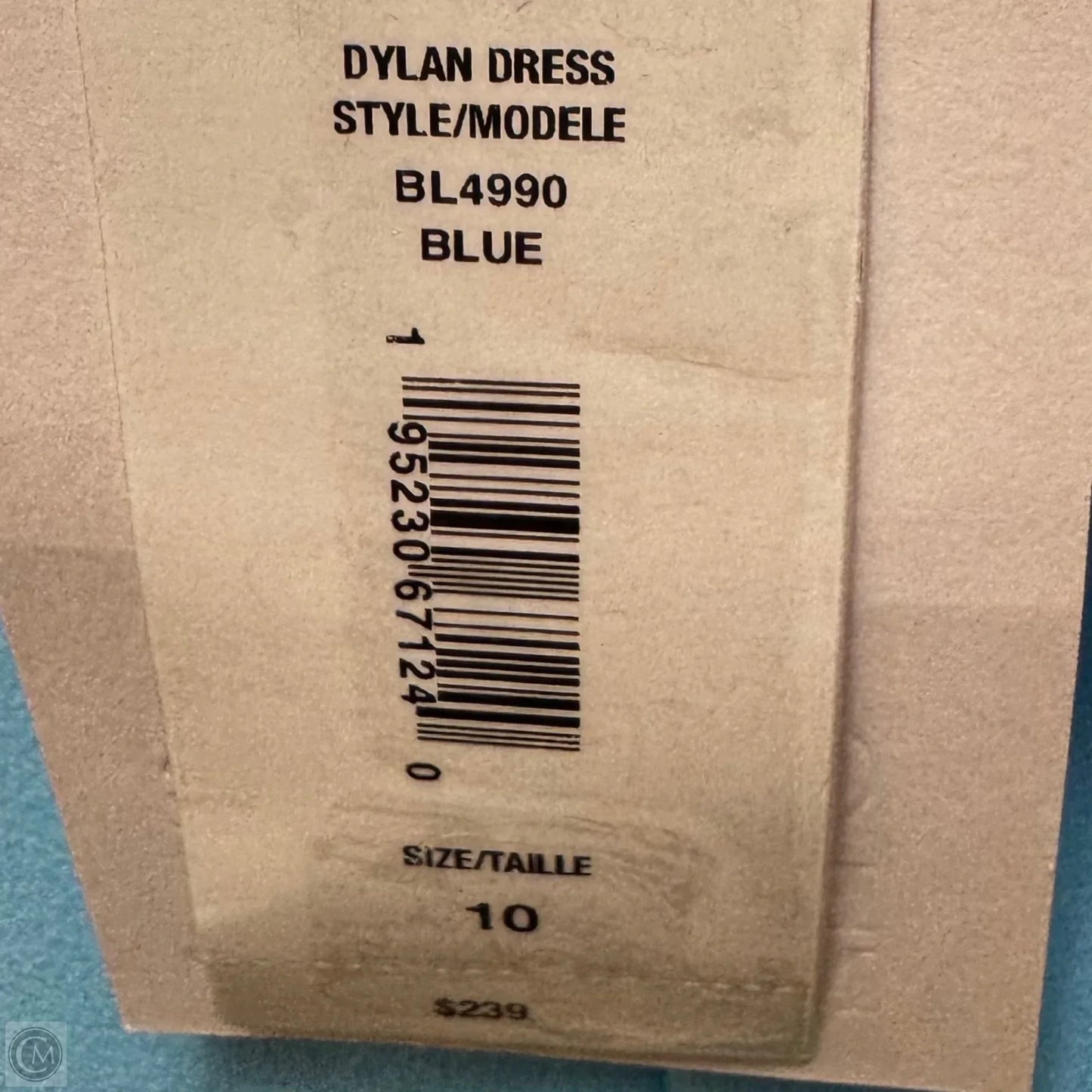 Dylan Dress By Badgley Mischka In Blue, Size: 10