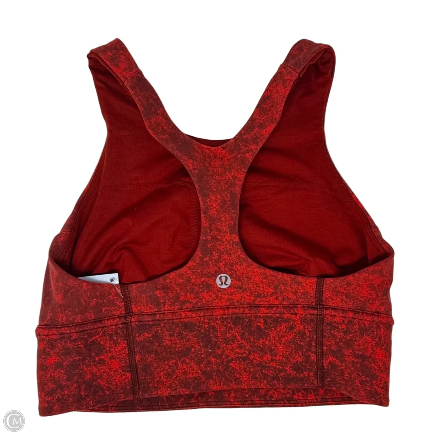 Athletic Bra By Lululemon In Orange, Size: 6