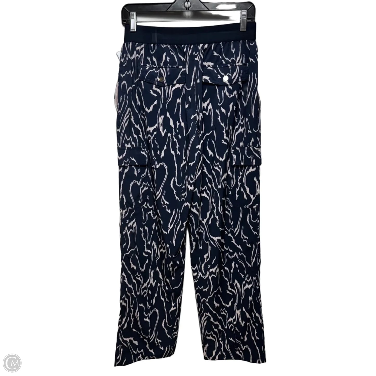 Athletic Pants By Athleta In Navy & Grey, Size: 6