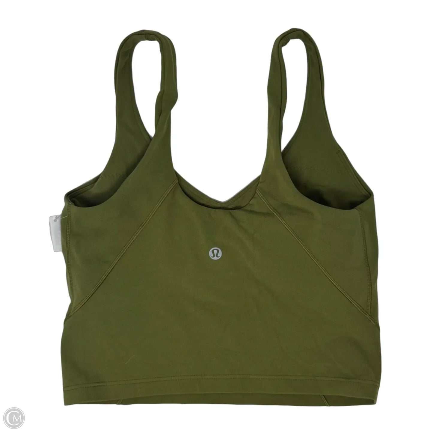 Athletic Tank/Bra By Lululemon In Green, Size: 4