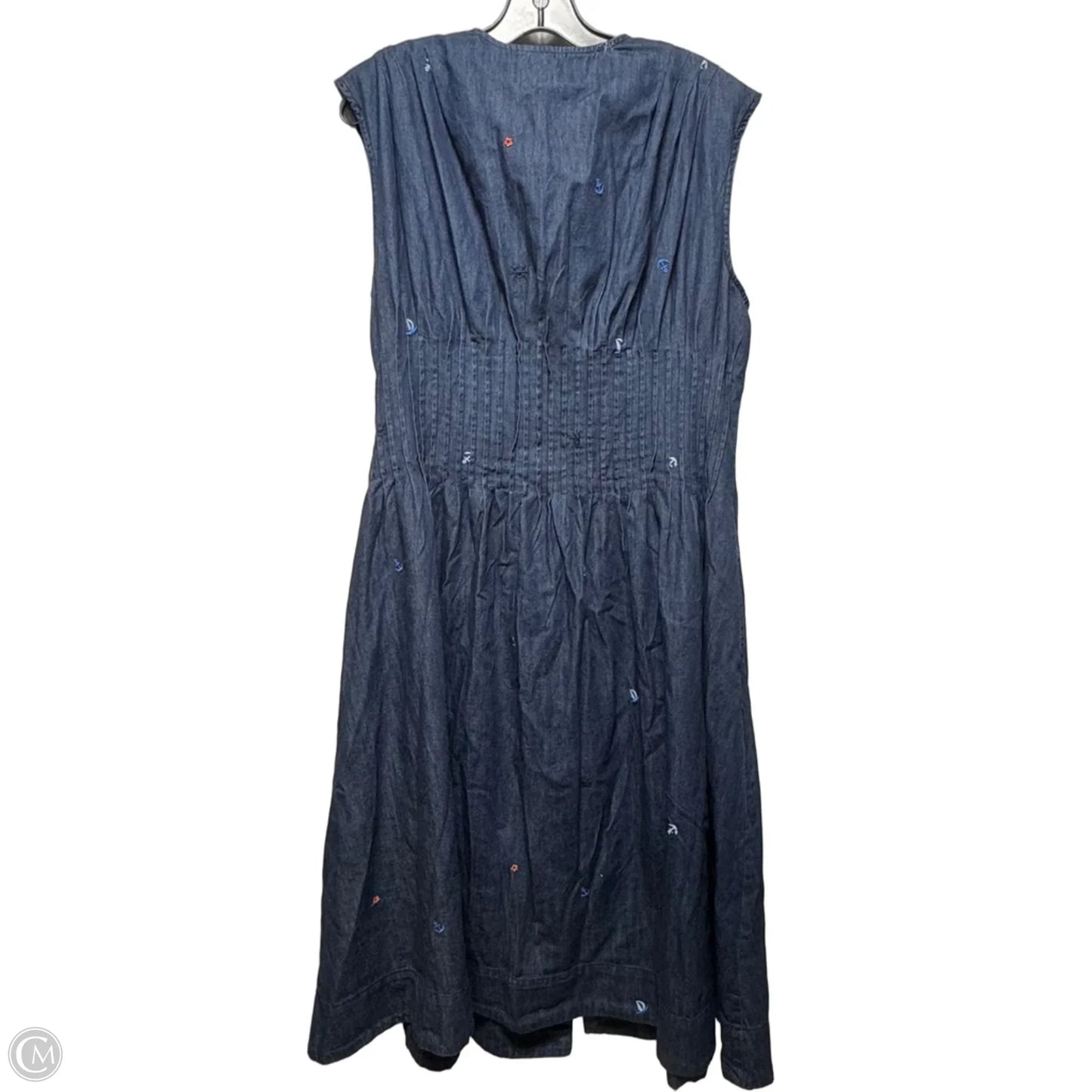Dress Casual Maxi By Free Assembly In Blue Denim, Size: L