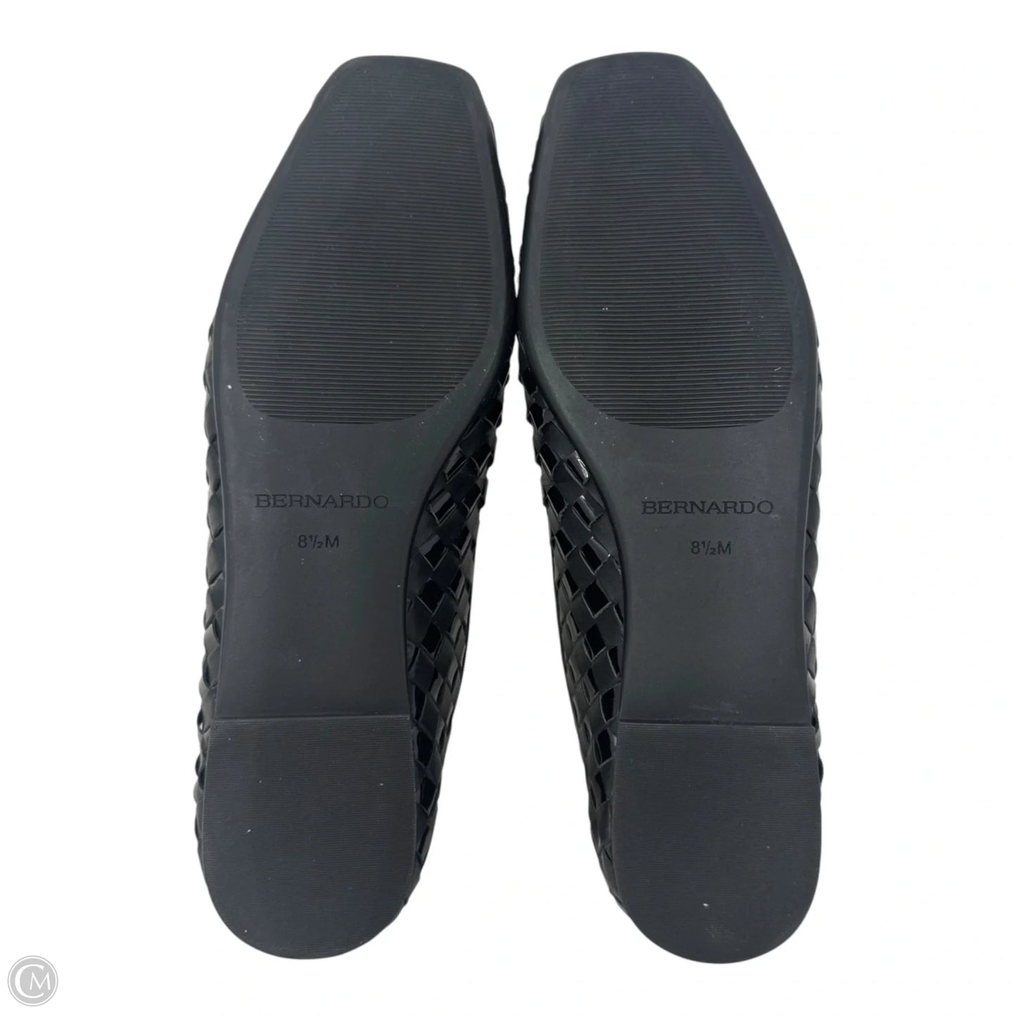 Woven Shoes Flats By Bernardo In Black, Size: 8.5