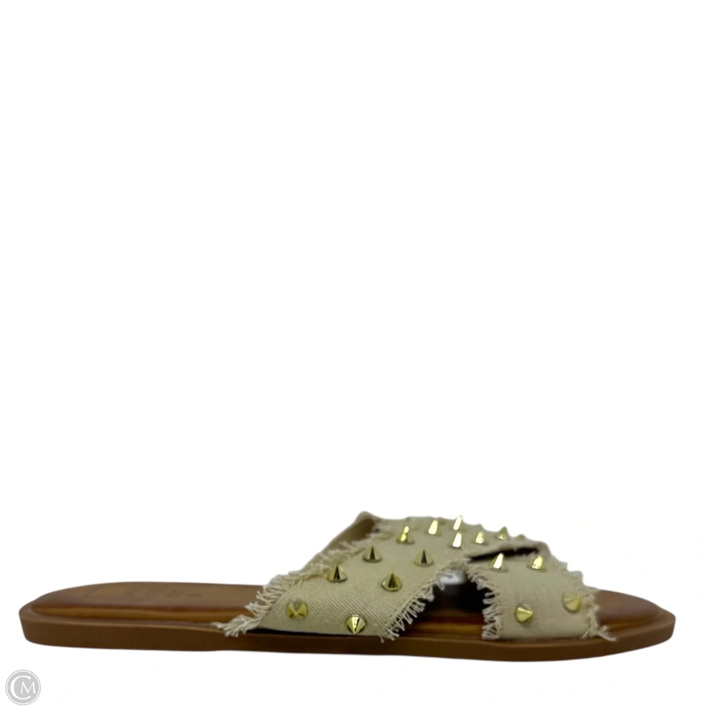 Berta Flat Slide Sandals By Shu Shop In Taupe, Size: 7