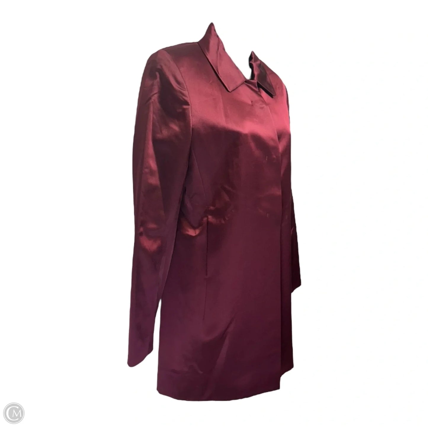 Coat Other By Tahari By Arthur Levine In Maroon, Size: 2