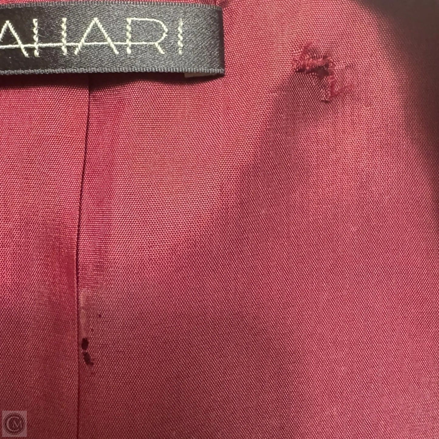 Coat Other By Tahari By Arthur Levine In Maroon, Size: 2
