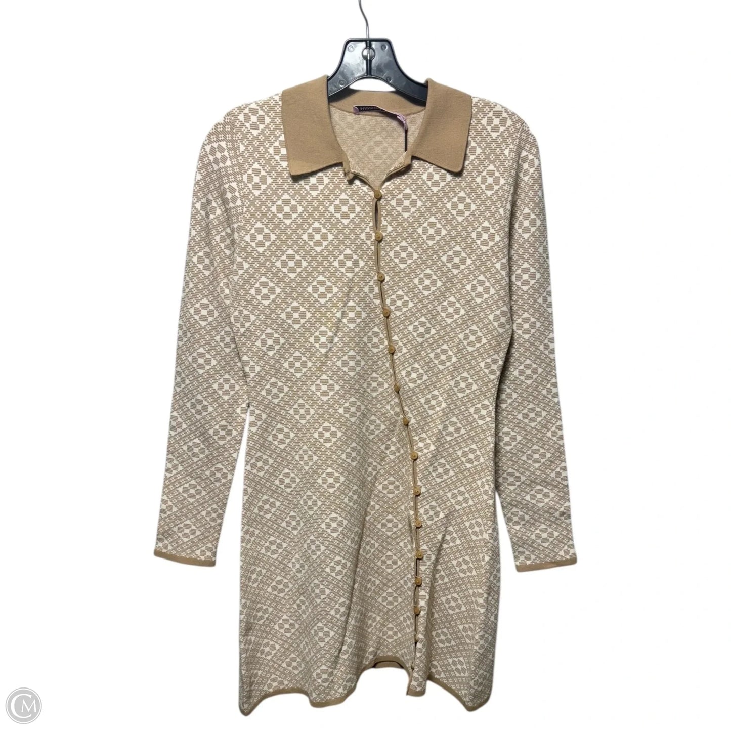 Brydie Dress By Hansen & Gretel In Natural Jaquard, Size: L