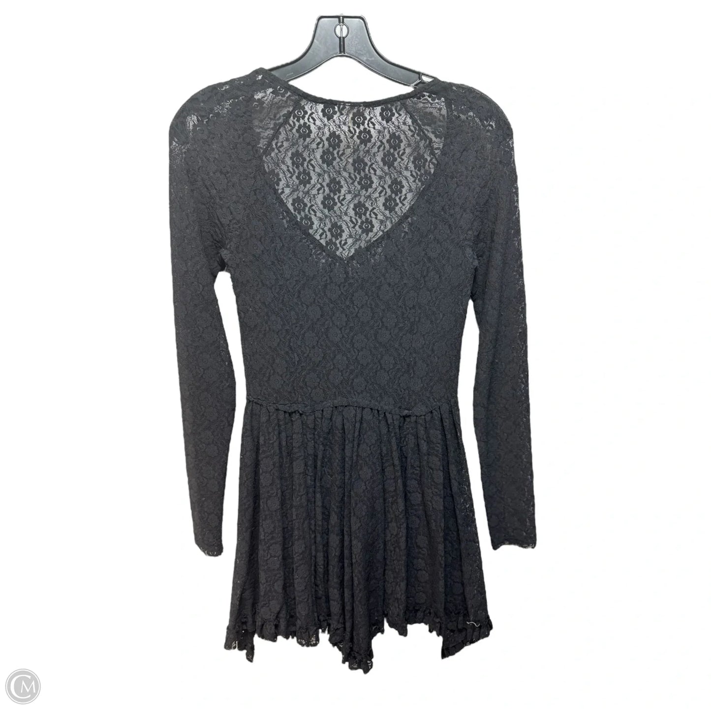Look Both Ways Sheer Lace Skater Dress By Free People In Black, Size: XS