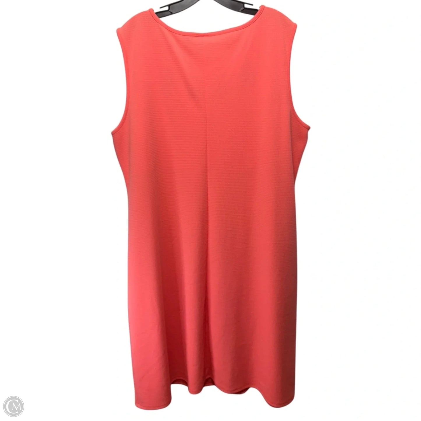 Dress Casual Midi By Avenue In Peach, Size: 22/24