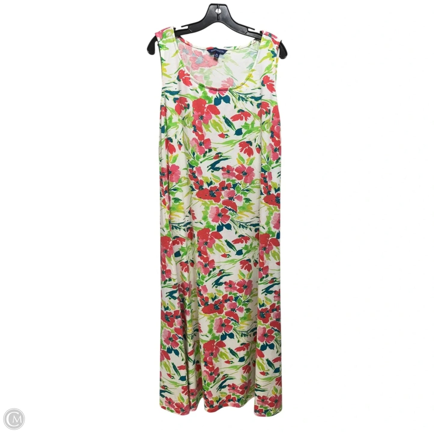 Dress Casual Maxi By Travelsmith In Floral Print, Size: Xl