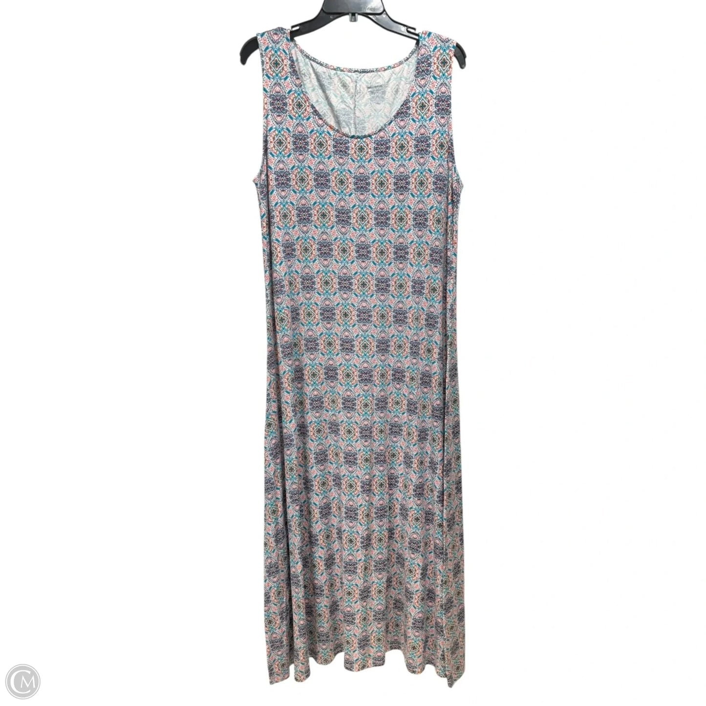 Dress Casual Maxi By Travelsmith In Multi-colored, Size: Xl