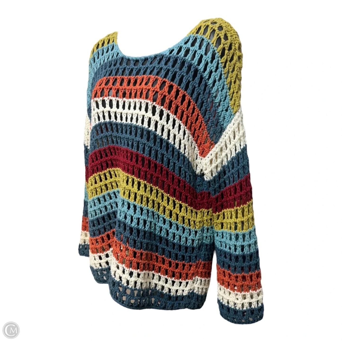 Open Knit Sweater By Johnny Was In Multi-colored, Size: S