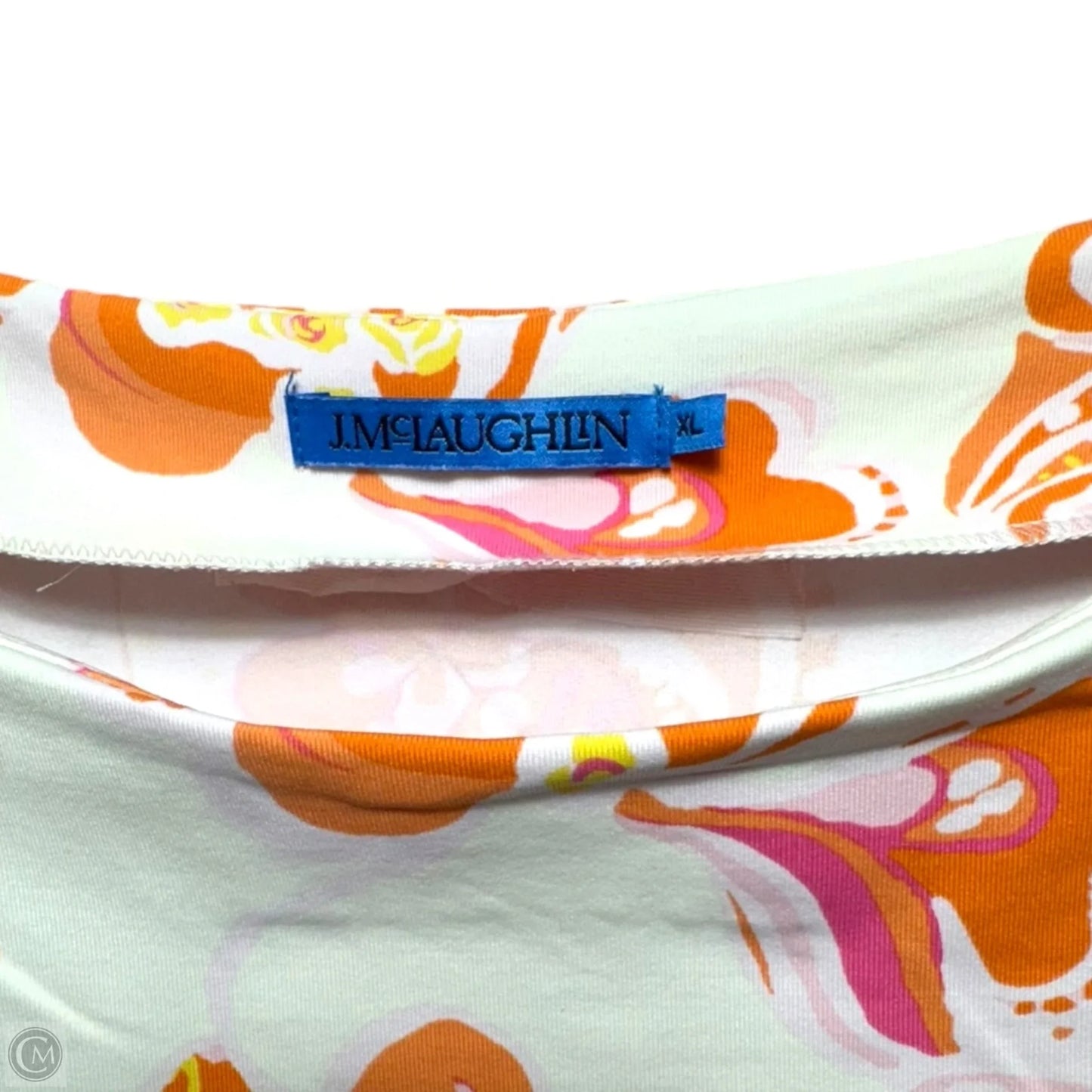 Top 3/4 Sleeve By J Mclaughlin In Paisley Print, Size: Xl