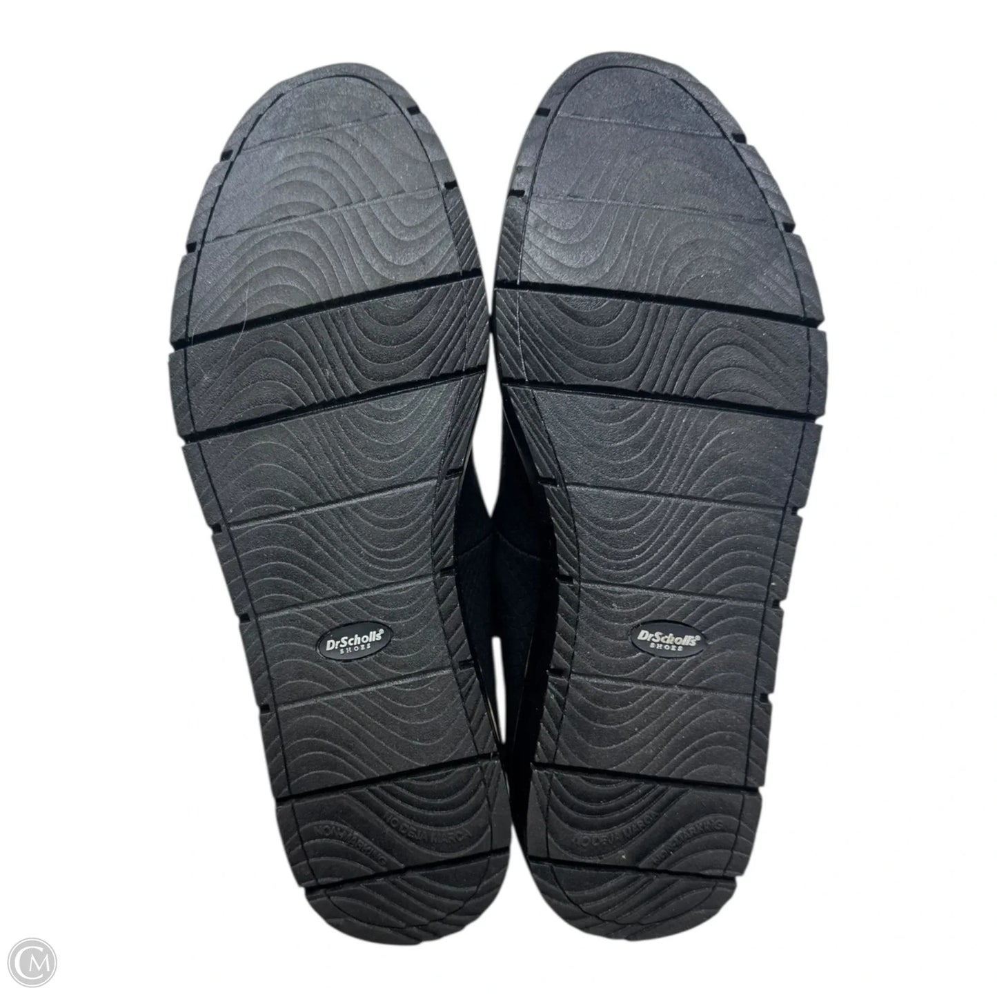 Reptile Embossed Shoes Heels Wedge By Dr Scholls In Black, Size: 10.5