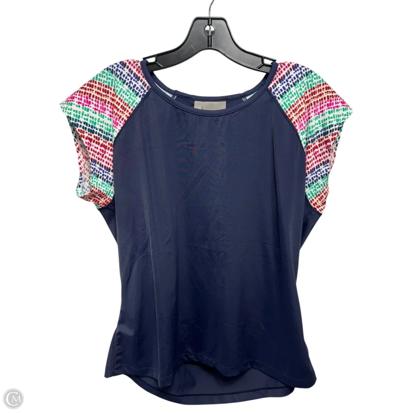 Athletic Swim Top Short Sleeve By Athleta In Navy, Size: Xl