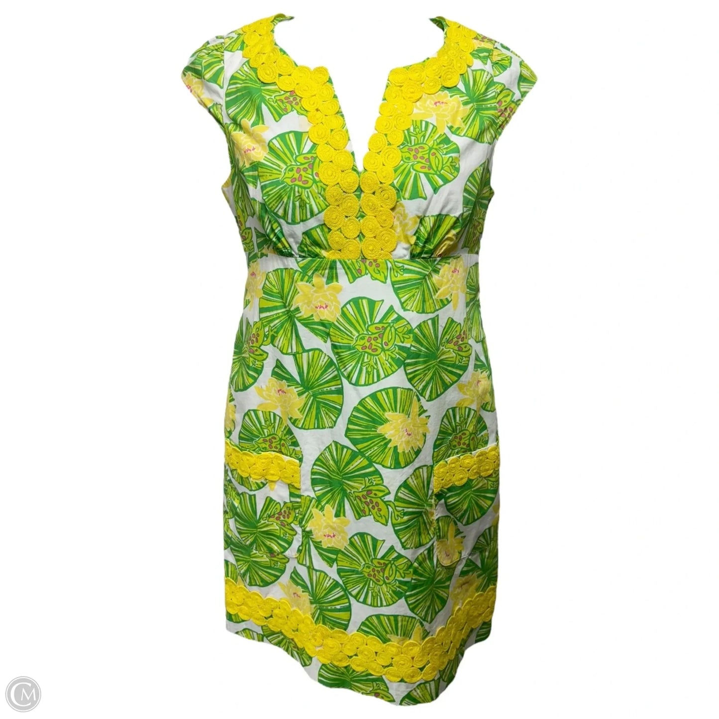 Tori Shift Dress Designer By Lilly Pulitzer In Lilly Pad Prep Hip Hop Hooray, Size: 6