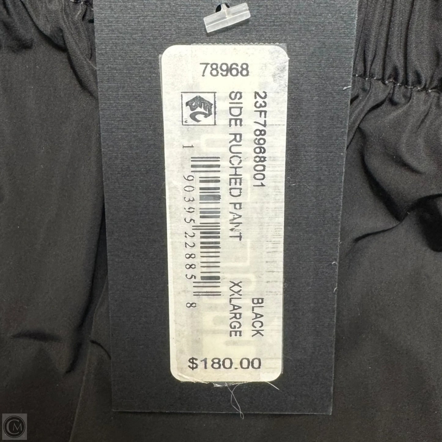 Side Ruched Pants Lounge By Bryn Walker In Black, Size: Xxl