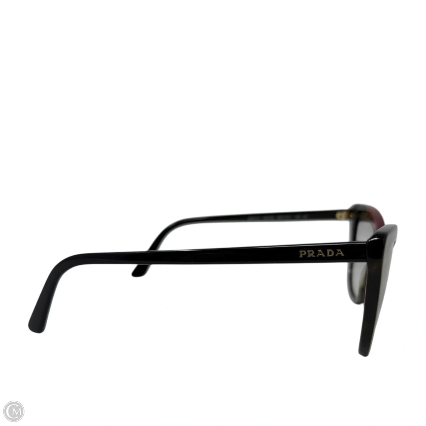 Catwalk PR 01VS 56 Acetate Sunglasses Luxury Designer By Prada In Red Havana