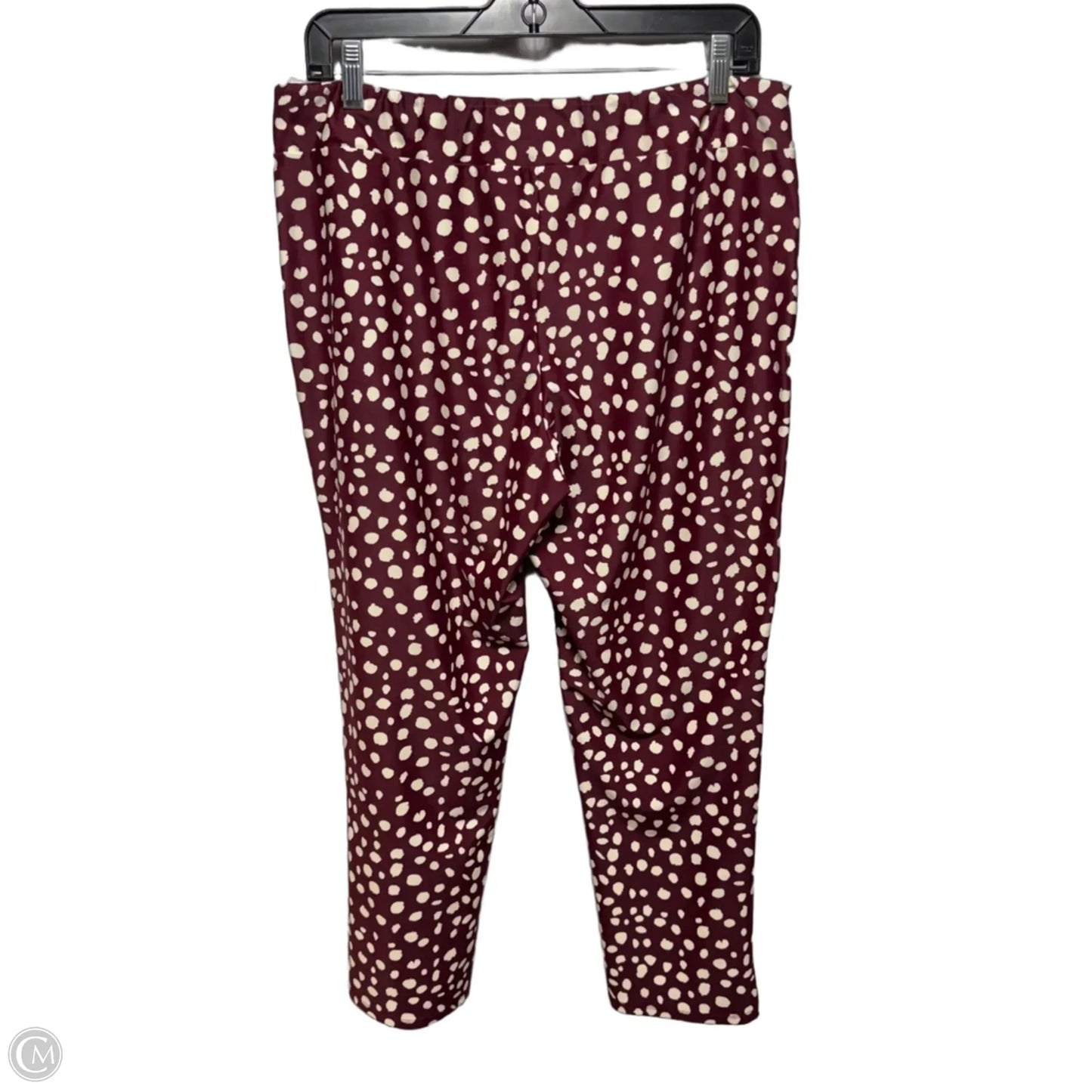 Pants Lounge By Jude Connally In Maroon, Size: L
