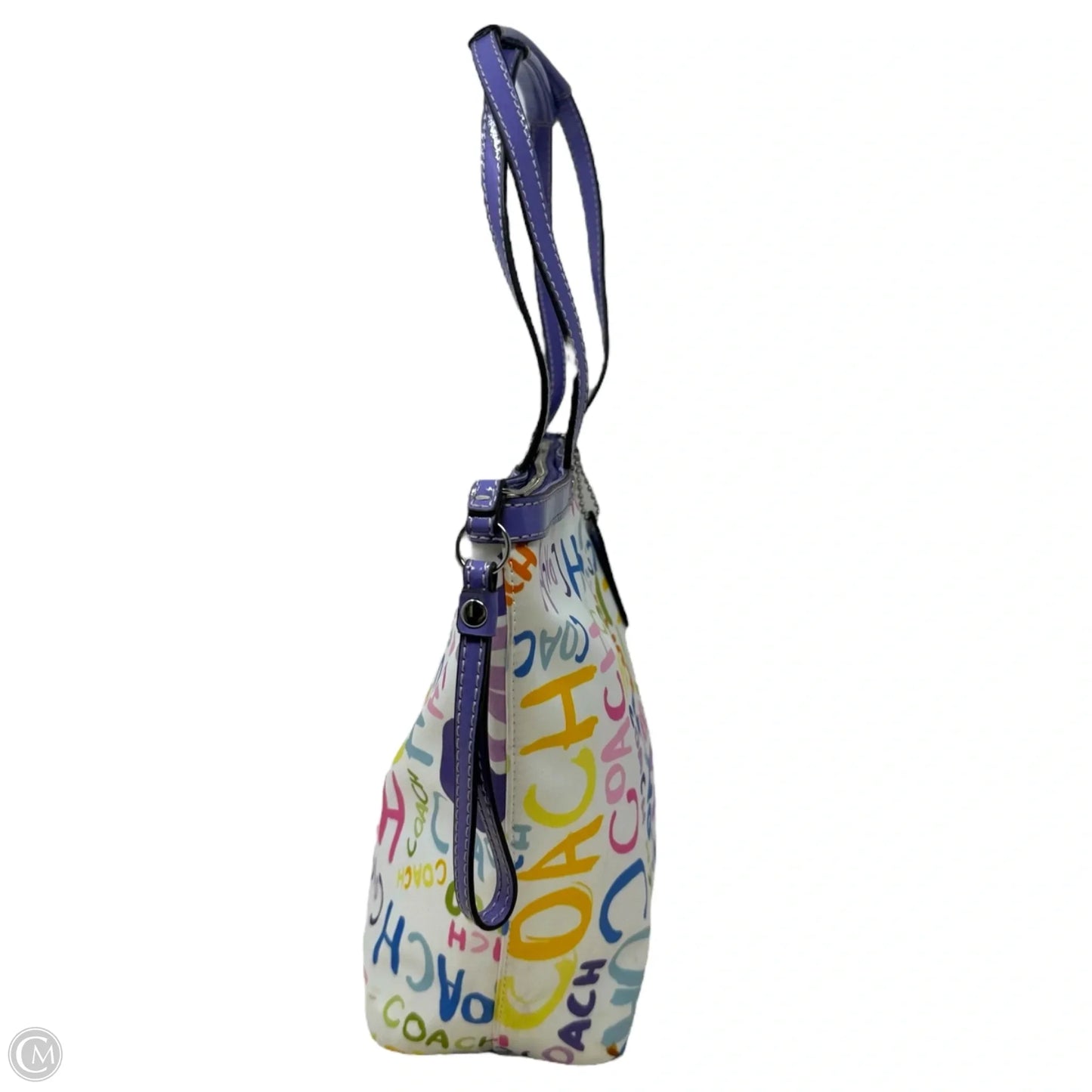 Vintage Graffiti Tote Designer By Coach, Size: Medium
