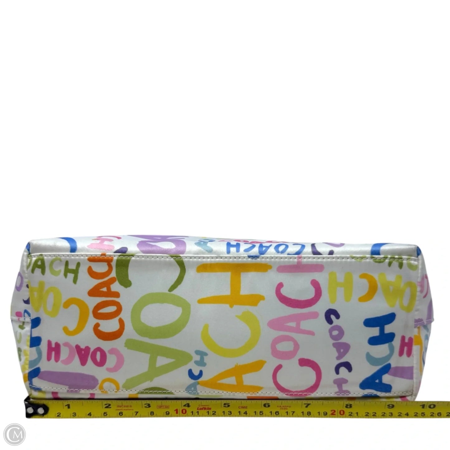 Vintage Graffiti Tote Designer By Coach, Size: Medium