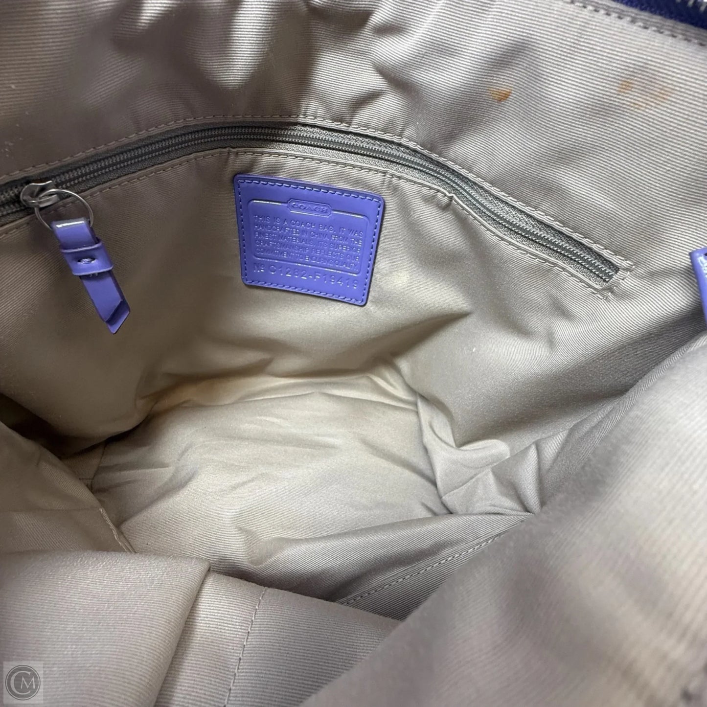 Vintage Graffiti Tote Designer By Coach, Size: Medium