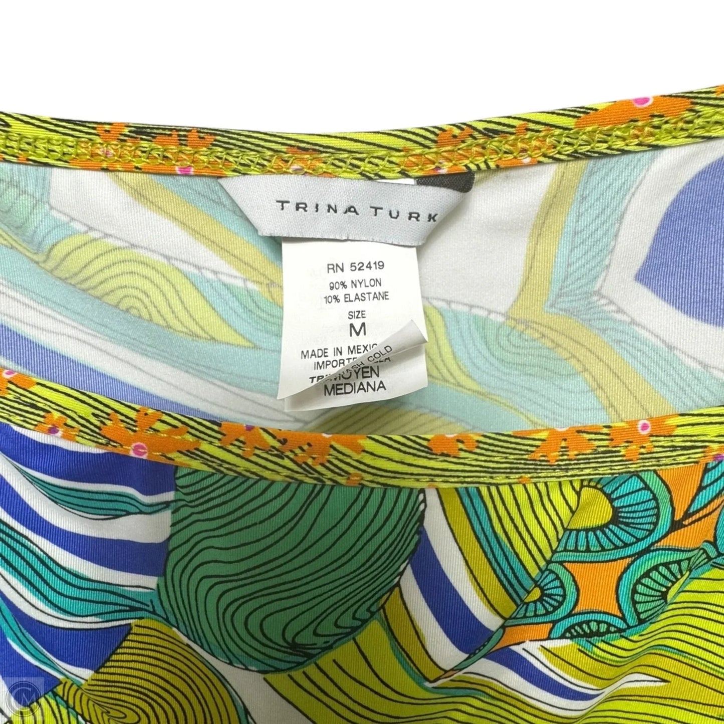 Amazonia Printed Tunic Swim Coverup By Trina Turk In Multi-colored, Size: M