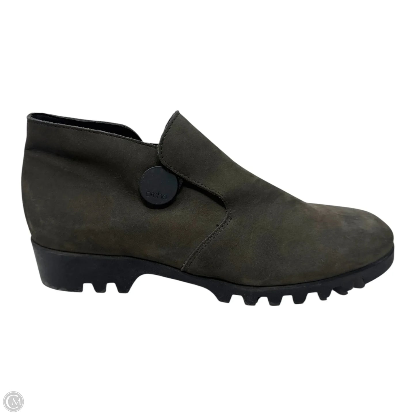 Boots Ankle Flats By Arche In Grey, Size: 9