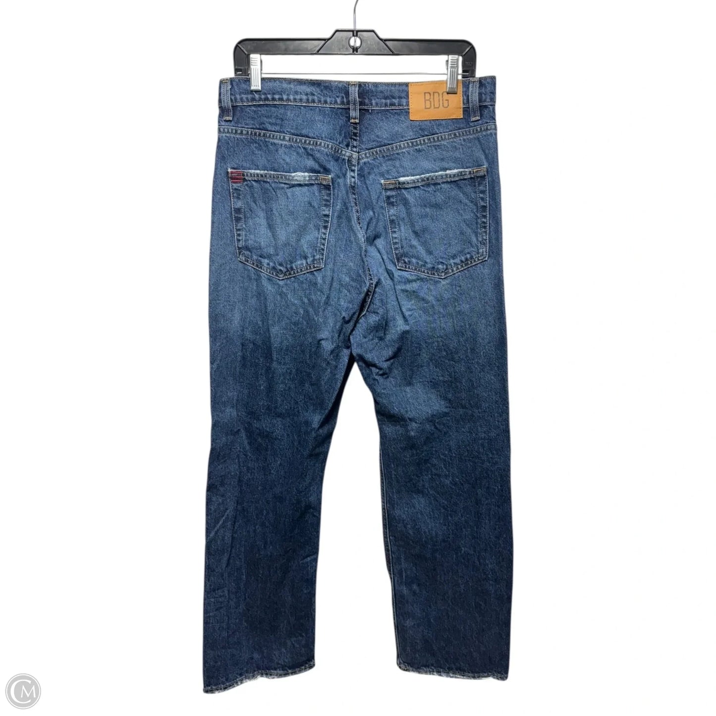 Jeans Baggy By Bdg In Blue Denim, Size: 12