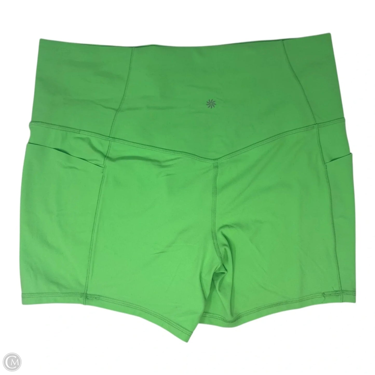 Athletic Shorts By Athleta In Green, Size: 2x